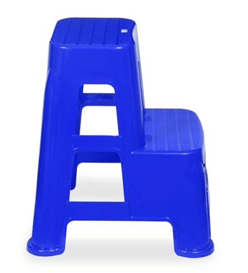 Nilkamal STL 21 Strong and Durable Plastic Step Stool for Home, Bedroom, Bathroom, Kitchen, Living Room, Office, Adult, Kids, Children's and Garden Stool with high Load Capacity. (Deep Blue) - Image 2